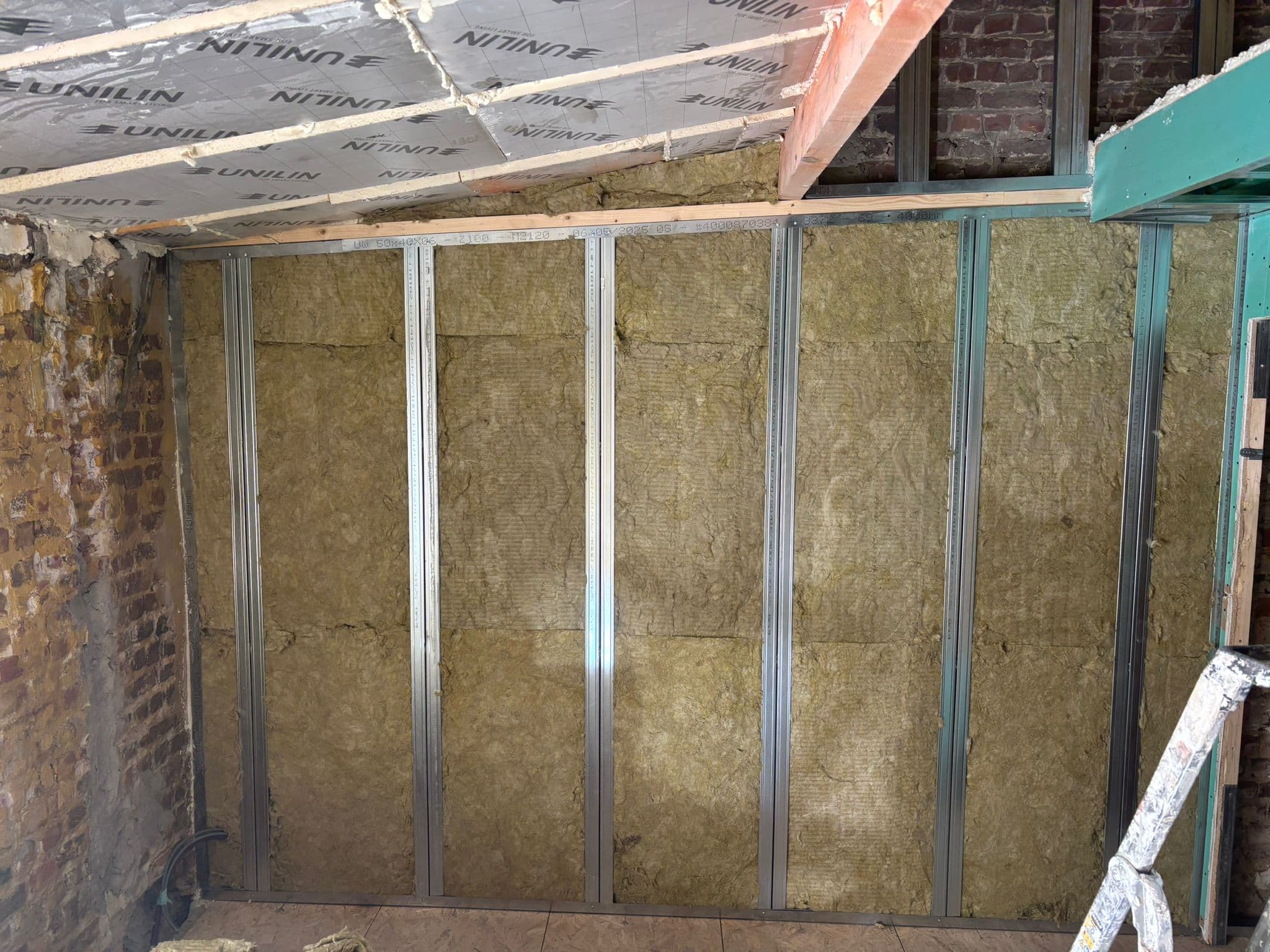 Woonkamer vóór volledige renovatie, Liedekerke